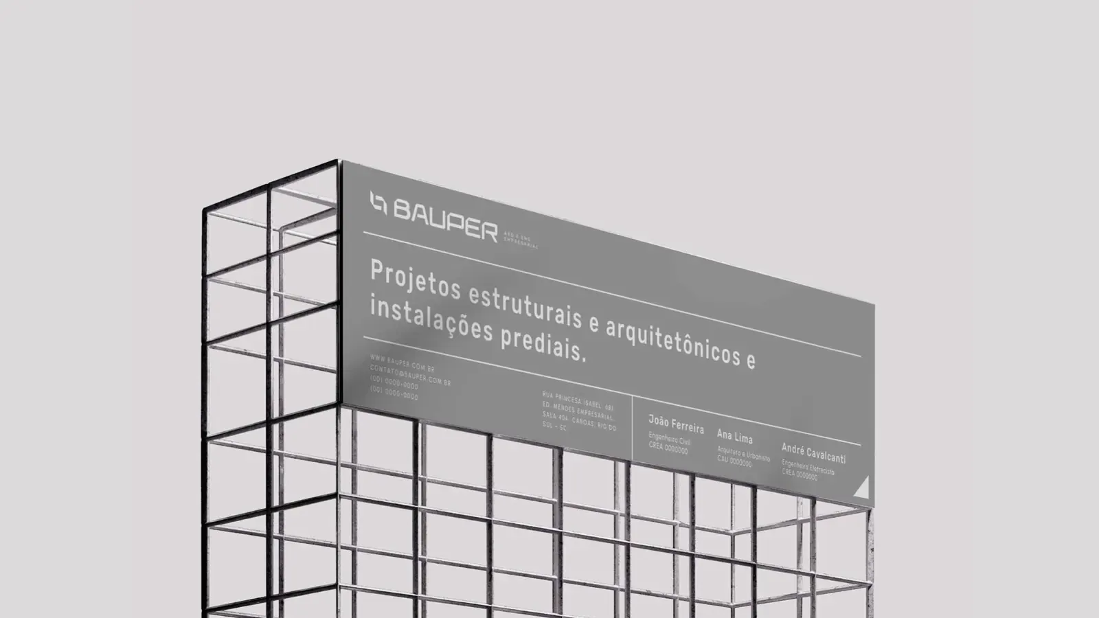 Bauper, totem de sinalização