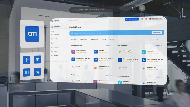 OMCAD, app