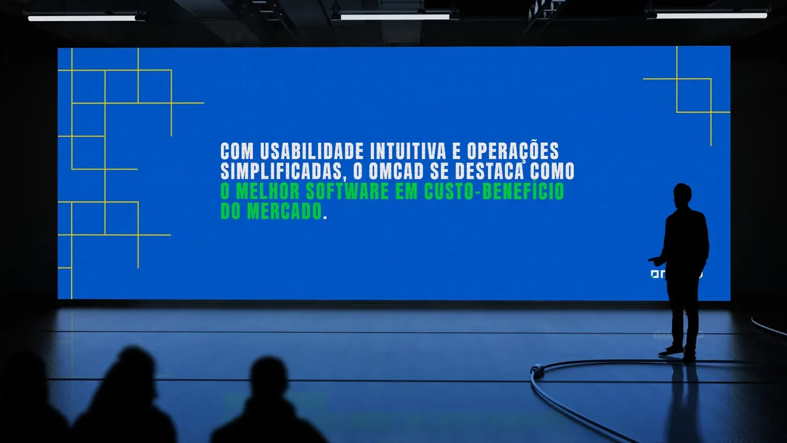 OMCAD, telão