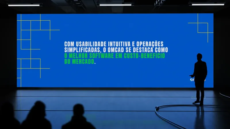 OMCAD, telão